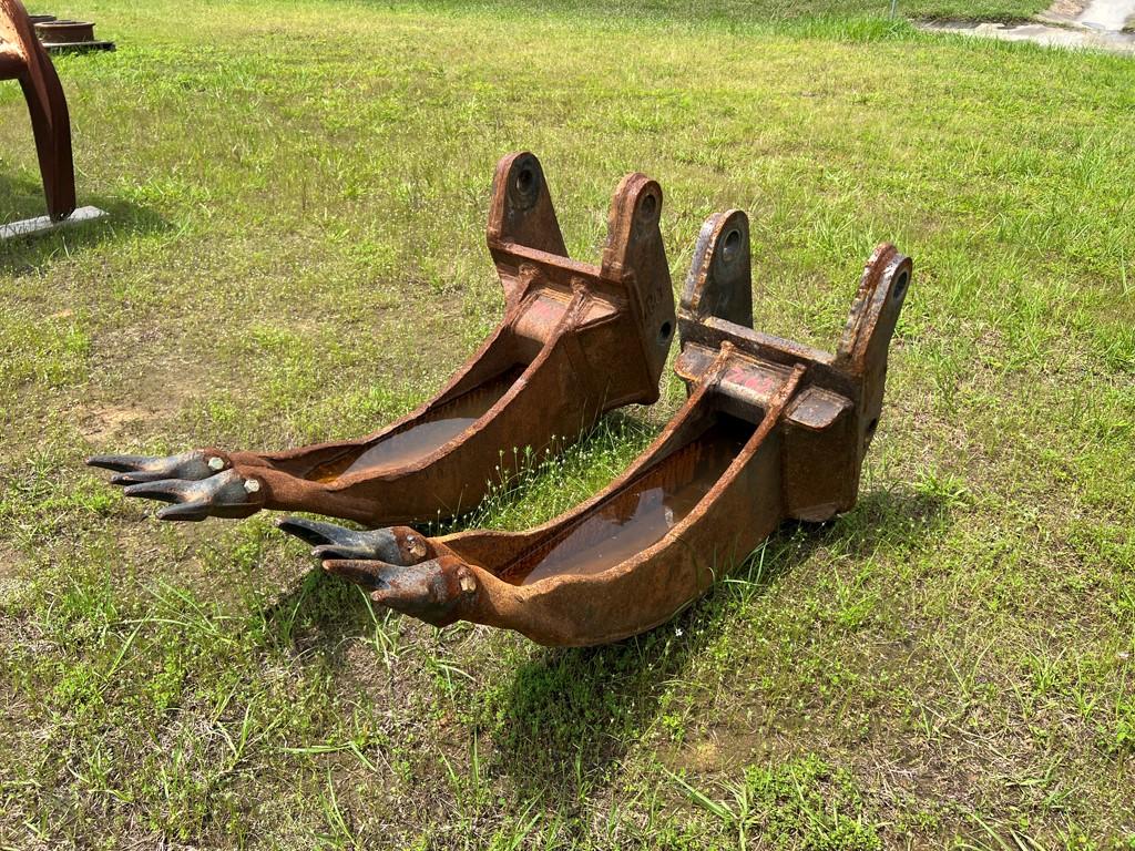 (2) BACKHOE CRIBBING BUCKETS