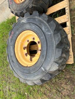 (1) 14X17.5 TIRE ON NEW HOLLAND RIM