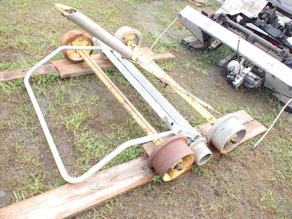 (3) MISC TRACK CART AXLES