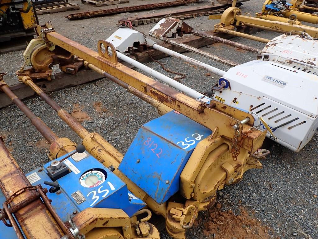 GEISMAR TH120 HYDRAULIC RAIL PULLER/STRETCHER,  120 TON