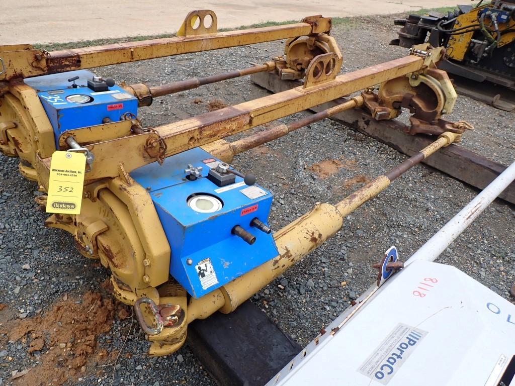 GEISMAR TH120 HYDRAULIC RAIL PULLER/STRETCHER,  120 TON