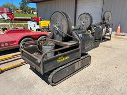 STANLEY TRACKHORSE CART,  HONDA GAS, RUBBER TRACKS, HOSE REEL W/ HOSE,