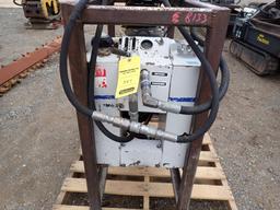 PORTACO GP18 HYDRAULIC POWER PACK,  GP10, 18HP GAS,, W/ HOSEREEL & HYD HOSE