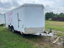 2010 CM ENCLOSED TRAILER,  TANDEM AXLE, BALL HITCH, SIDE AND REAR DOORS, S#