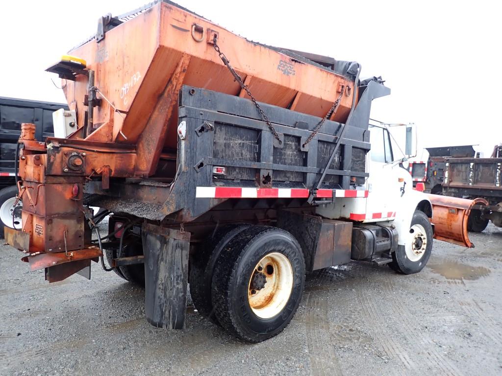 1992 INTERNATIONAL 4700 DUMP TRUCK, 397k+ mi,  IH DIESEL, 5+2 SPEED, SINGLE