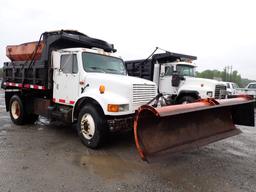 1992 INTERNATIONAL 4700 DUMP TRUCK, 397k+ mi,  IH DIESEL, 5+2 SPEED, SINGLE