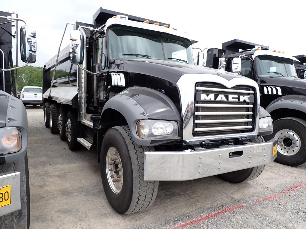 2022 MACK GR64 GRANITE QUAD AXLE DUMP TRUCK, 59,998+ mi,  MACK DIESEL, FULL