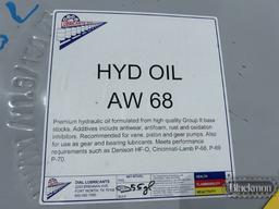 55 GALLON DRUM OF HYDRAULIC OIL,  AW68