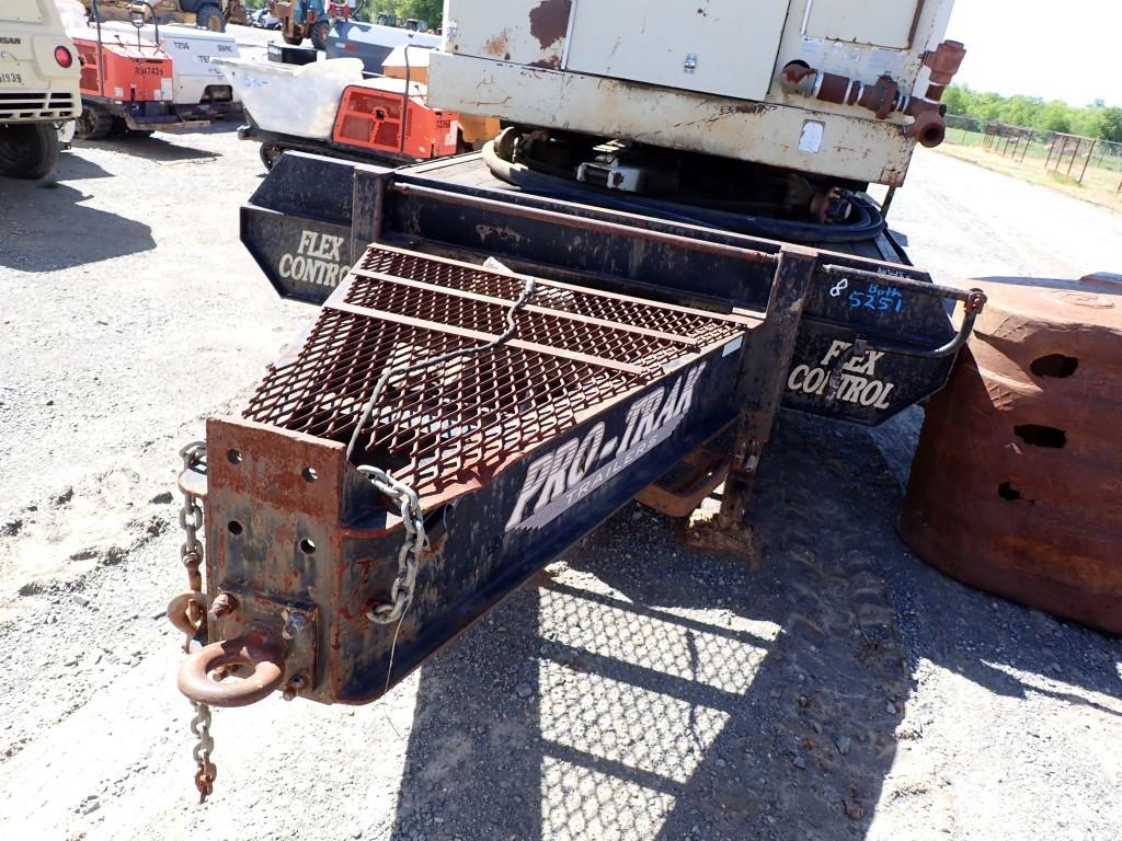 INGERSOLL RAND 900 AIR COMPRESSOR, TRAILERED,  300 PSI, 3406 CAT, MOUNTED O