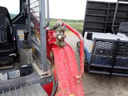 TAKEUCHI TL8 SKID STEER, 1,814+ mi,  RUBBER TRACKS, CAB, AUXILIARY HYDRAULI