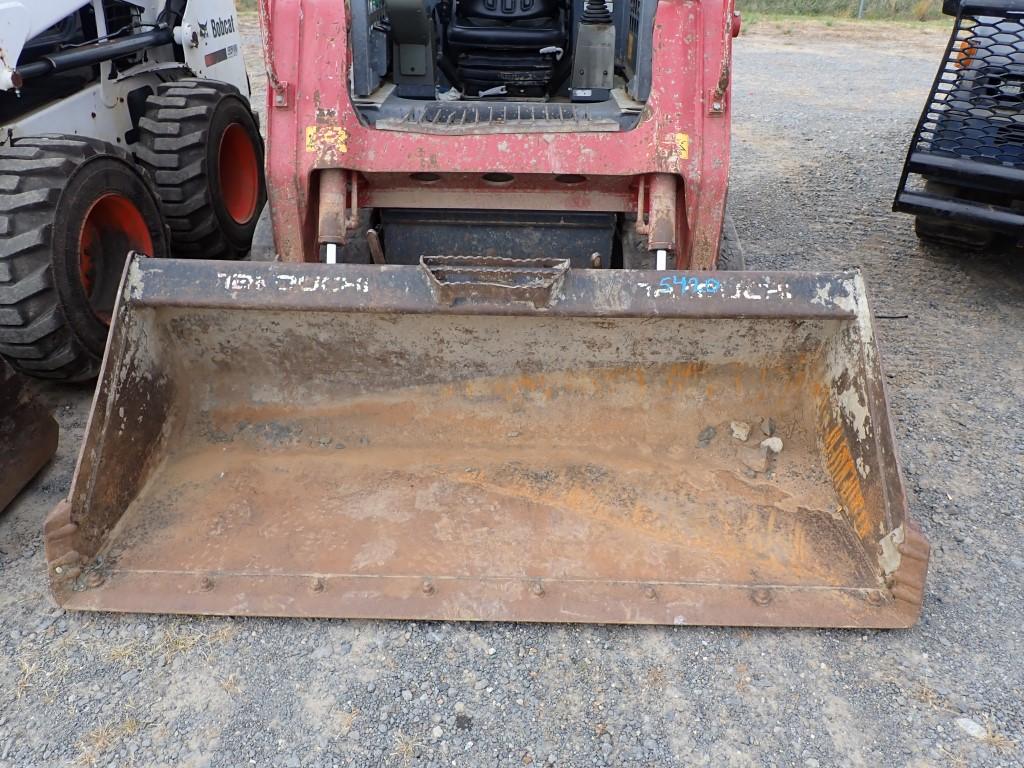 TAKEUCHI TL8 SKID STEER, 1,814+ mi,  RUBBER TRACKS, CAB, AUXILIARY HYDRAULI