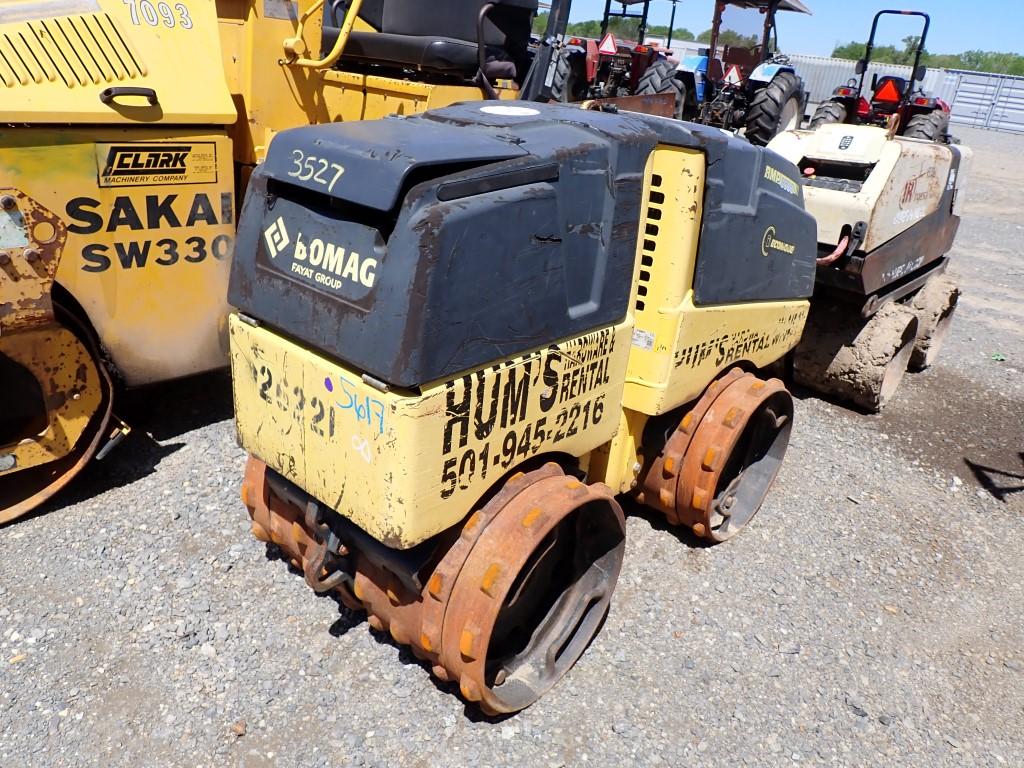 BOMAG BMP8500 MULTI PURPOSE COMPACTOR, 554hrs(+/-)  KUBOTA 3 CYL DIESEL, 36