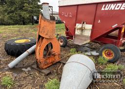 GRAIN PUSHER,  BELT DRIVEN