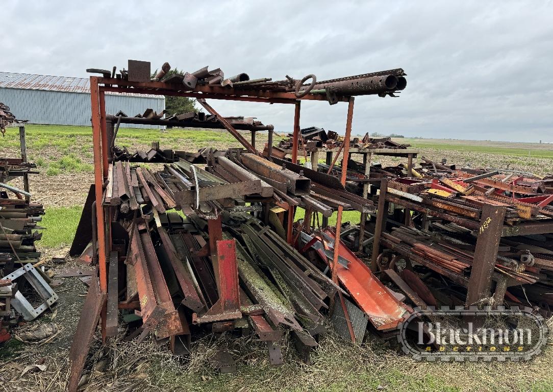 SECTION OF SCRAP METAL,  ENTIRE ROW