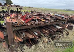 SECTION OF SCRAP METAL,  ENTIRE ROW