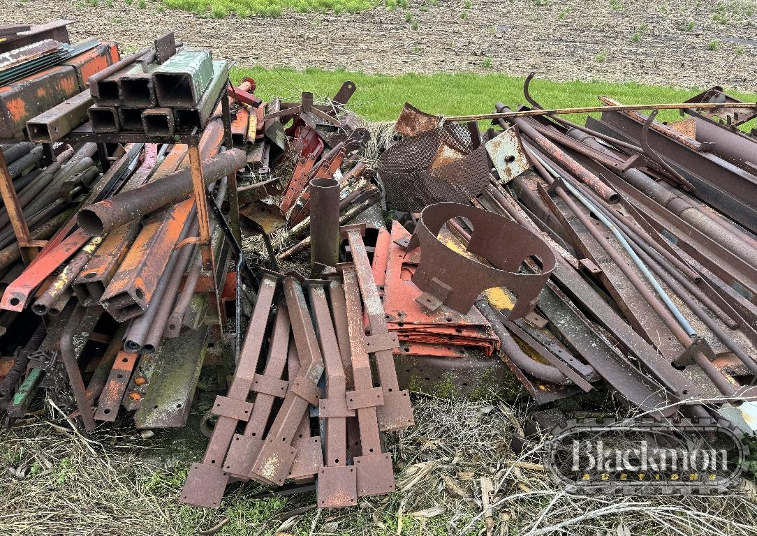 SECTION OF SCRAP METAL,  ENTIRE ROW