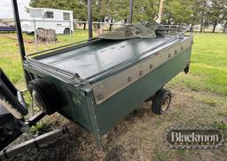 1963 AJAX 4 MAN POP UP CAMPER,  SINGLE AXLE, BALL HITCH, S# 7360, TITLE ON