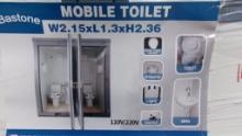 2024 BASTONE PORTABLE DOUBLE TOILETS,  NEW, 4' X 6' X 7', TOILET, SINK, AS