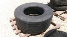 LOT OF TIRES,  (1) 455/55R 22.5, NO WHEEL, AS IS WHERE IS