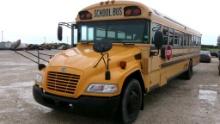 2008 BLUE BIRD 71 PASSENGER SCHOOL BUS, 147019 MILES,  CAT C7 DIESEL, A/T,