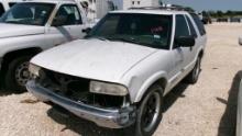 2000 CHEVY BLAZER SUV 205324 MILES  2 DOOR, 2WD, GAS, 5 SPEED TRANSMISSION,