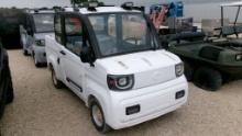 2023 MECO P4 ELECTRIC UTILITY VEHICLE,  USED, CAB, 2WD, 2 SEATS, BED, AS IS