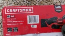 CRAFTSMAN BELT SANDER,  7 AMP, 3" X 21", AS IS WHERE IS