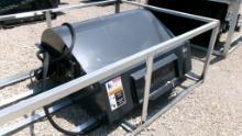 2024 WOLVERINE MINI SKID STEER ATTACHMENT,  NEW/UNUSED, 52" HYD ENCLOSED BR