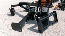 2024 LANDHONOR SKID STEER ATTACHMENT,  NEW/UNUSED, HYD GRADER, 8' MOLDBOARD