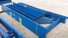 LOT OF HEAVY DUTY PALLET RACKING,  8' DEEP X 12' TALL X 8' WIDE W/BRACES, B