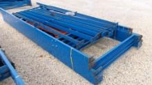 LOT OF HEAVY DUTY PALLET RACKING,  8' DEEP X 12' TALL X 8' WIDE W/BRACES, B