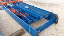 LOT OF HEAVY DUTY PALLET RACKING,  8' DEEP X 12' TALL X 8' WIDE W/BRACES, B