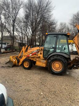 2006 CASE 580M II BACKHOE,  UP# TLH2376, S# N6C402376, HRS SHOWING ON METER