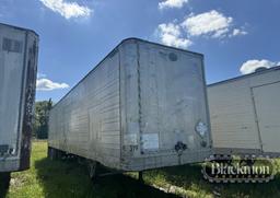 1978 GREAT DANE VAN TRAILER,  SLIDING TANDEM AXLES, SPRING RIDE, 22.5 TIRES