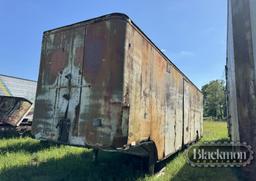 1970 BLACK DIAMOND STEPDECK VAN TRAILER,  40', SINGLE AXLE DUALS, SPRING RI