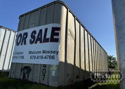 GINDY VAN TRAILER,  36', SLIDING TANDEM AXLES, SPRING RIDE, 22.5 TIRES ON D