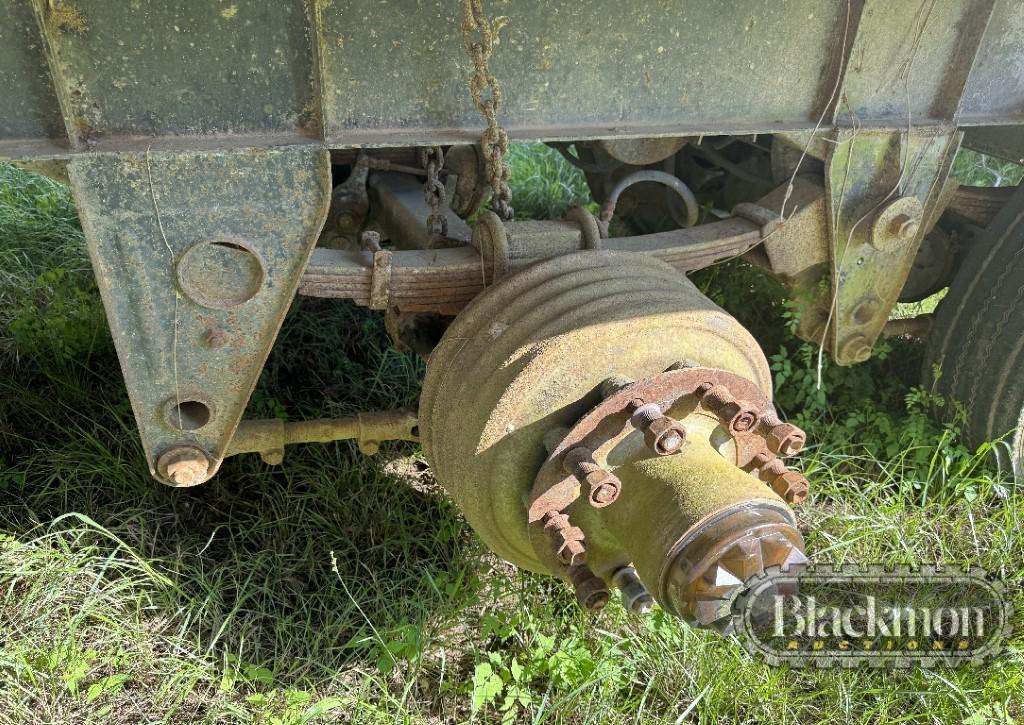 HOBBS VAN TRAILER,  40', SLIDING TANDEM AXLES, SPRING RIDE, 22.5 TIRES ON B