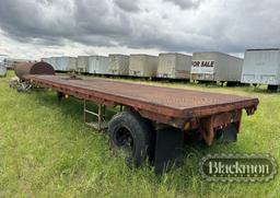 1940 Fort 35’ Flatbed Trailer – Single Axle Duals, Spring Ride, 10.00-20’s