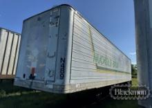 1986 GREAT DANE VAN TRAILER,  48', SLIDING TANDEM AXLES, SPRING RIDE, 25.4