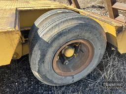 HYSTER LOWBOY TRAILER,  TANDEM AXLE, DUAL TIRE, 8.25X15TIRES ON DAYTON RIMS