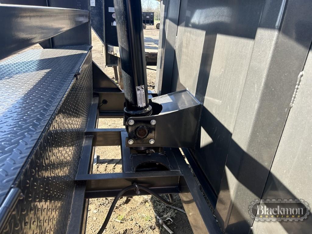 2023 MAXX-D GOOSENECK HYDRAULIC DUMP TRAILER,  8,000 LB AXLES, TANDEM AXLE,