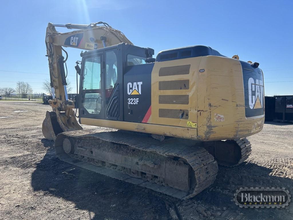 2016 CATERPILLAR 323FL EXCAVATOR, 4367 HRS  EROPS, AC, HYDRAULIC THUMB, AUX