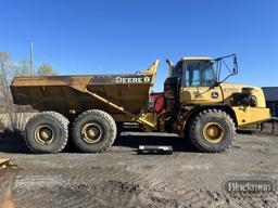 2012 JOHN DEERE 300D ARTICULATED DUMP TRUCK,  **NOTE- EXHAUST FILTER REMOVE