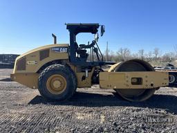 2012 CATERPILLAR CS56B SMOOTH DRUM ROLLER,  **NOTE--HAS BAD ENGINE**, SMOOT