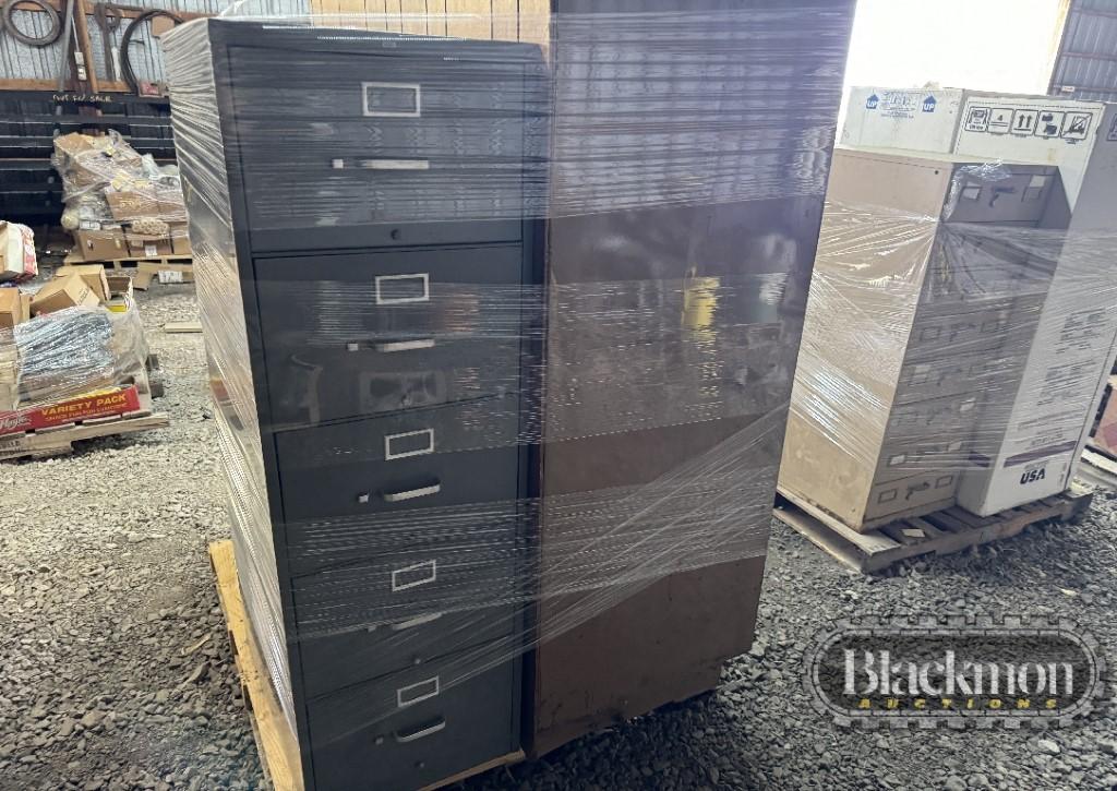 FIRE PROOF FILE CABINET W/ SMALL FILE CABINETS