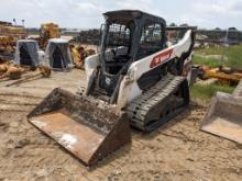 2021 Bobcat T76 Rubber Track Skid Steer, S# B4CE15923, Location – 503 Avenu