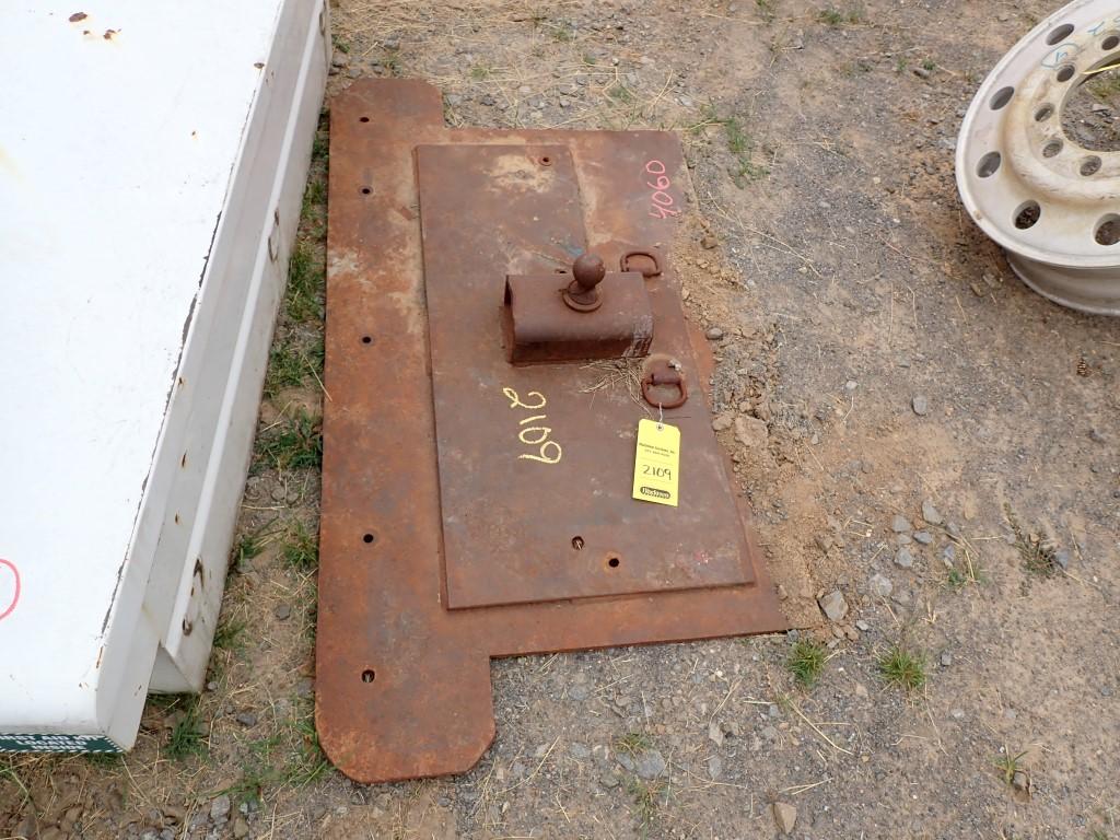 GOOSENECK PLATE,  FOR PICKUP