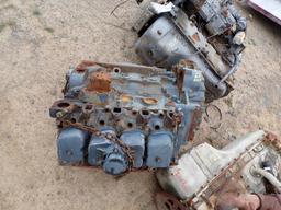 (3) CUMMINS DIESEL ENGINE CORES,  (2) 6-CYL & (1) 4-CYL