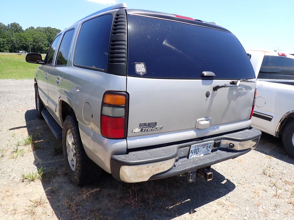 2006 CHEVROLET TAHOE SUV, 260,000+ mi,  4 X 4, V8 GAS, AUTOMATIC, PS, AC S#