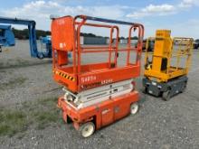 2018 Snorkel S3219E Scissor Lift, Electric, 19’ Platform Height, Co#54894,